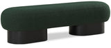 Robertson Boucle Fabric Bench Green from Meridian - Luna Furniture