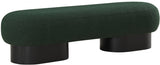 Robertson Boucle Fabric Bench Green from Meridian - Luna Furniture