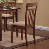 Robles Chestnut/Tan 5-Piece Dining Set from Coaster - Luna Furniture