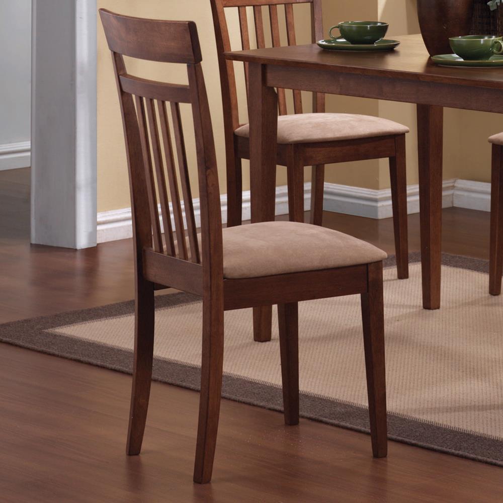 Robles Chestnut/Tan 5-Piece Dining Set from Coaster - Luna Furniture