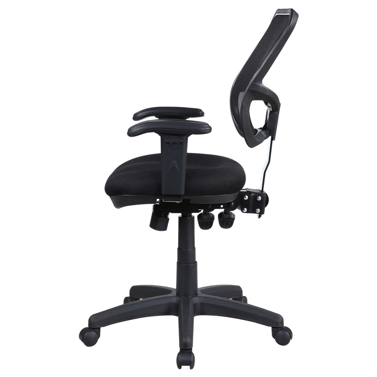 Rollo Black Adjustable Height Office Chair from Coaster - Luna Furniture