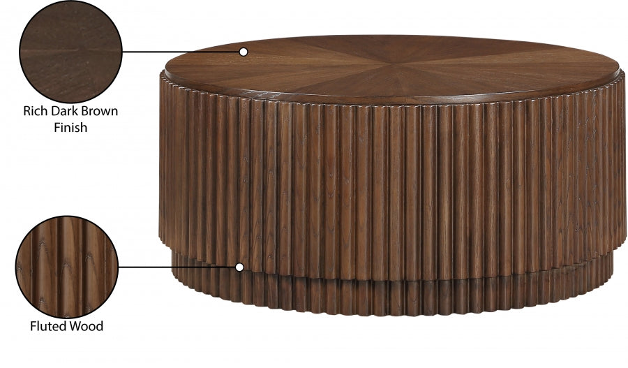 Ronin Coffee Table Brown from Meridian - Luna Furniture