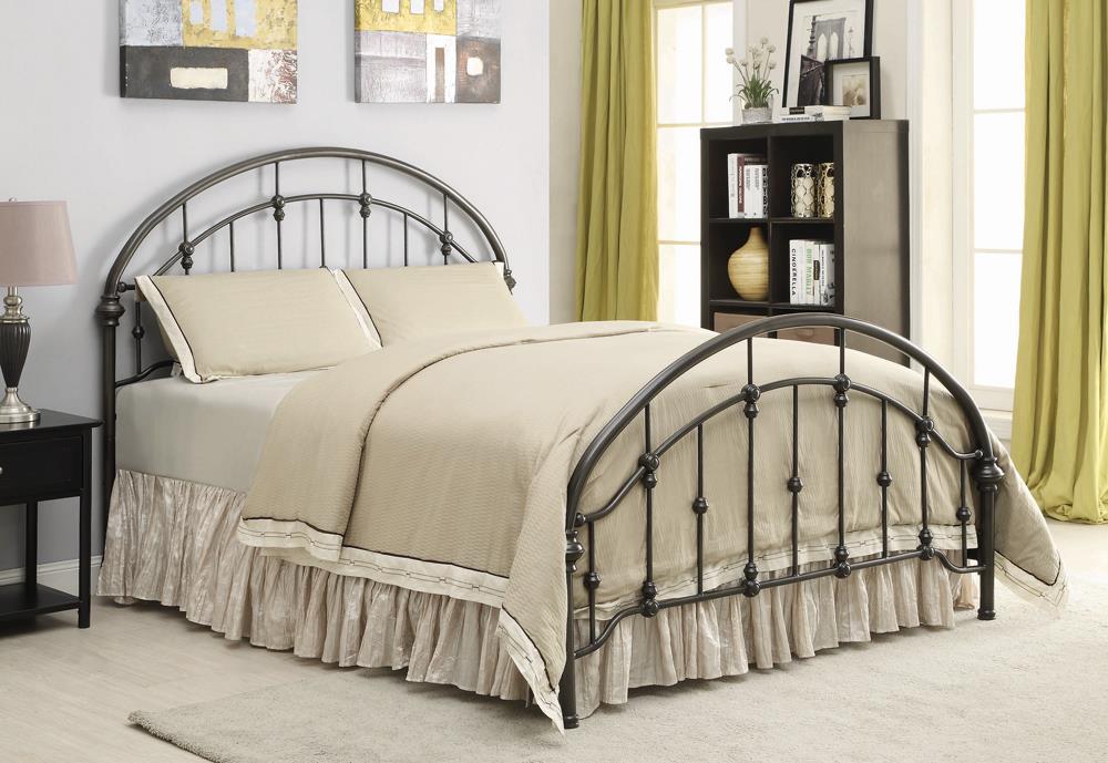 Rowan Eastern King Bed Dark Bronze from Coaster - Luna Furniture