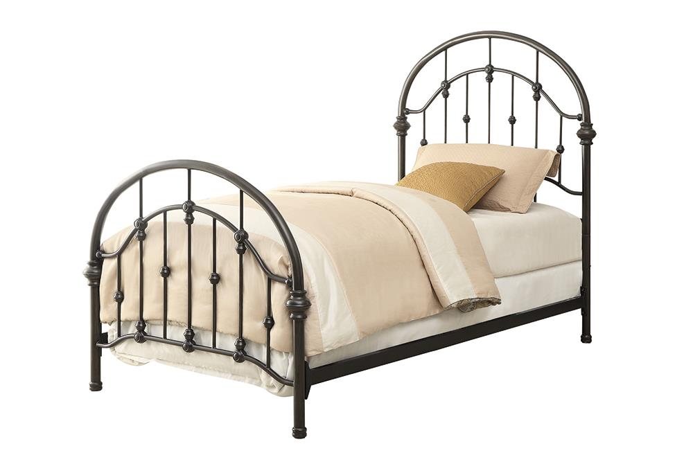 Rowan Twin Bed Dark Bronze from Coaster - Luna Furniture