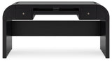 Rowanbeck Black 60" Home Office Desk - H821-44 - Luna Furniture