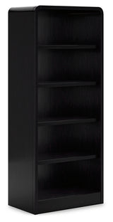 Rowanbeck Black 72" Bookcase - H821-17 - Luna Furniture