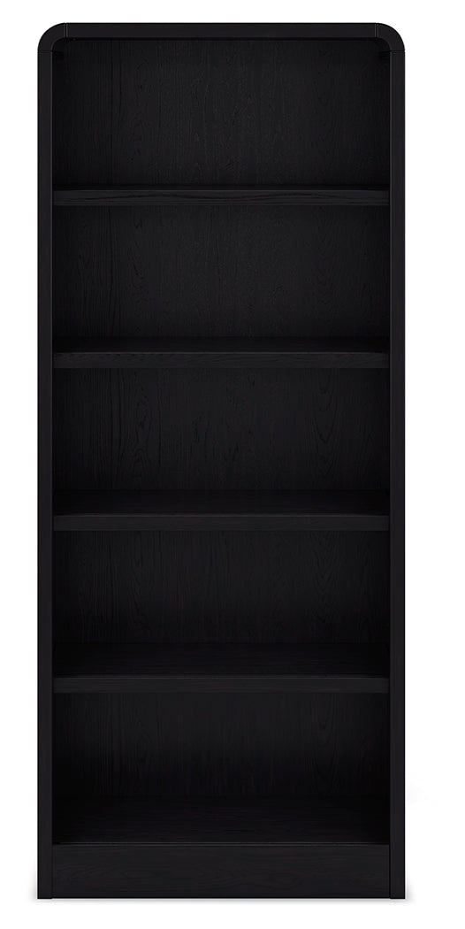 Rowanbeck Black 72" Bookcase - H821-17 - Luna Furniture