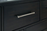 Rowanbeck Black Chest of Drawers - B821-46 - Luna Furniture