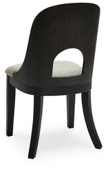 Rowanbeck Black Dining Chair, Set of 2 - D821-01 - Luna Furniture