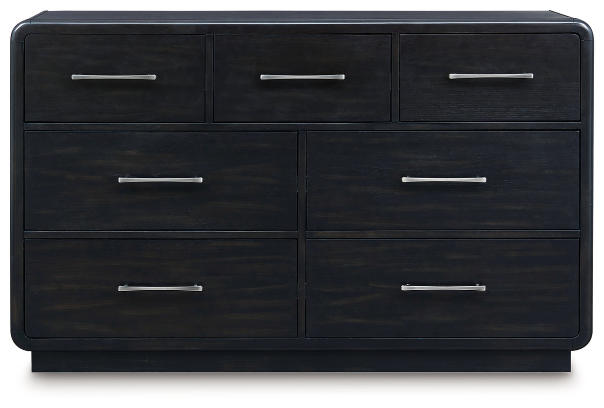 Rowanbeck Black Dresser - B821-31 - Luna Furniture