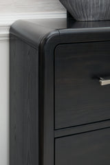 Rowanbeck Black Dresser - B821-31 - Luna Furniture