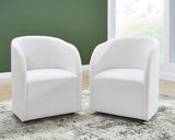 Rowanbeck Ivory Dining Chair, Set of 2 - D821-02A - Luna Furniture