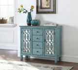 Rue Antique Blue 4-Drawer Accent Cabinet from Coaster - Luna Furniture