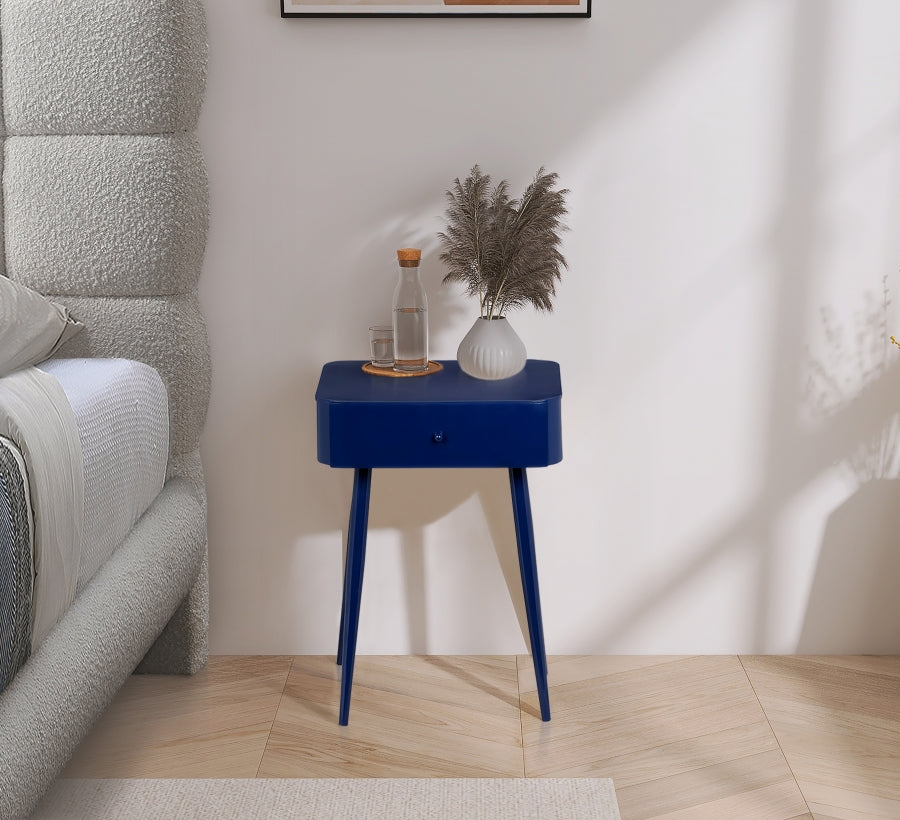 Rylan Nightstand Blue from Meridian - Luna Furniture