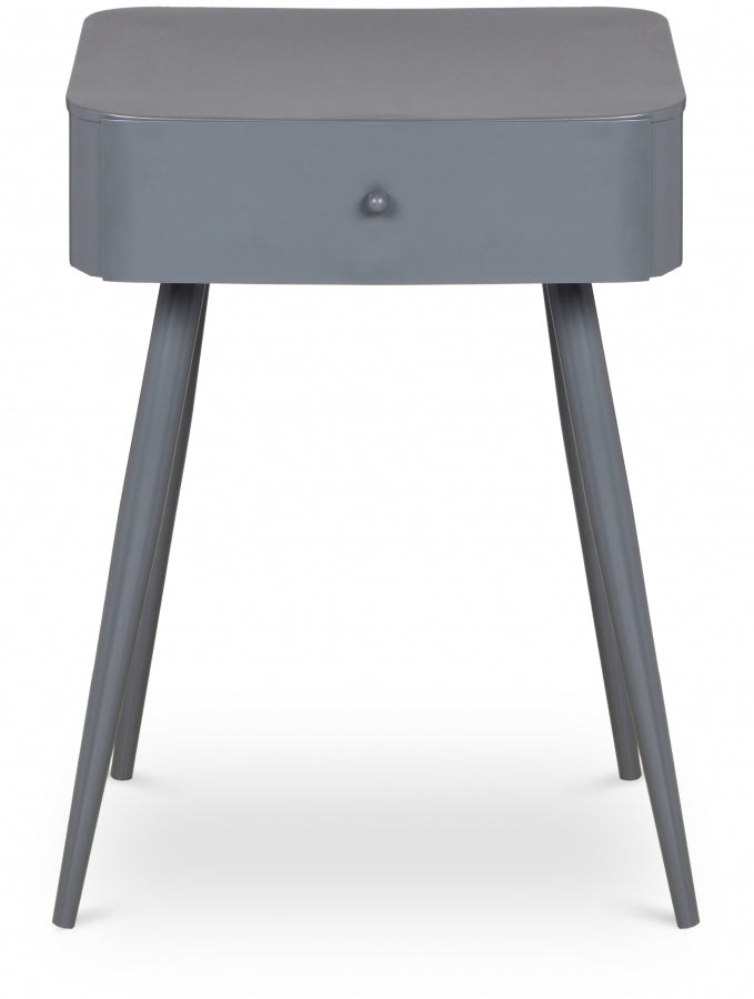 Rylan Nightstand Grey from Meridian - Luna Furniture