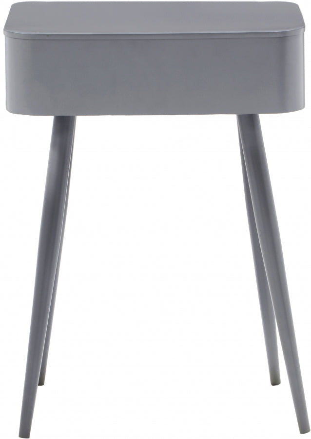 Rylan Nightstand Grey from Meridian - Luna Furniture