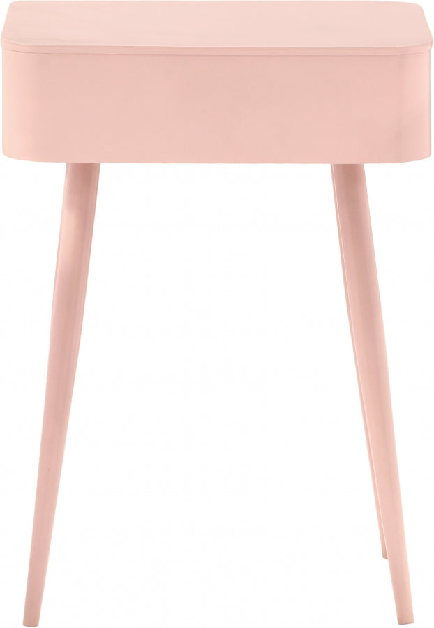 Rylan Nightstand Pink from Meridian - Luna Furniture