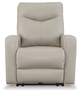 Ryversans Dove Gray Power Recliner from Ashley - Luna Furniture