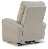 Ryversans Dove Gray Power Recliner from Ashley - Luna Furniture