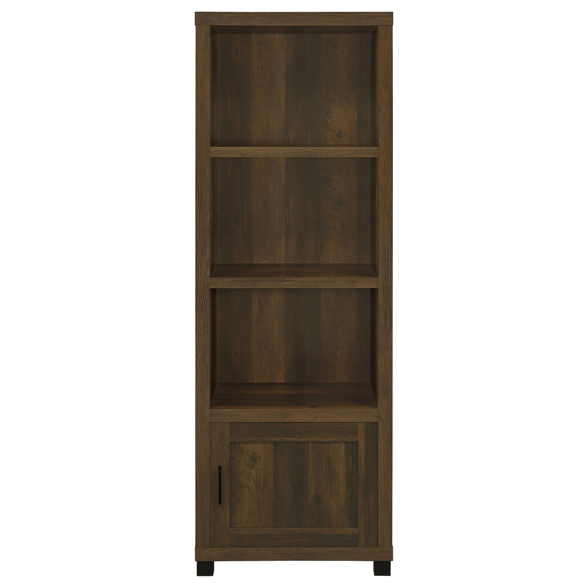 Sachin 3-shelf Media Tower With Storage Cabinet Dark Pine from Coaster - Luna Furniture