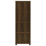 Sachin 3-shelf Media Tower With Storage Cabinet Dark Pine from Coaster - Luna Furniture