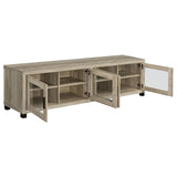 Sachin Rectangular TV Console with Glass Doors - 736283 - Luna Furniture