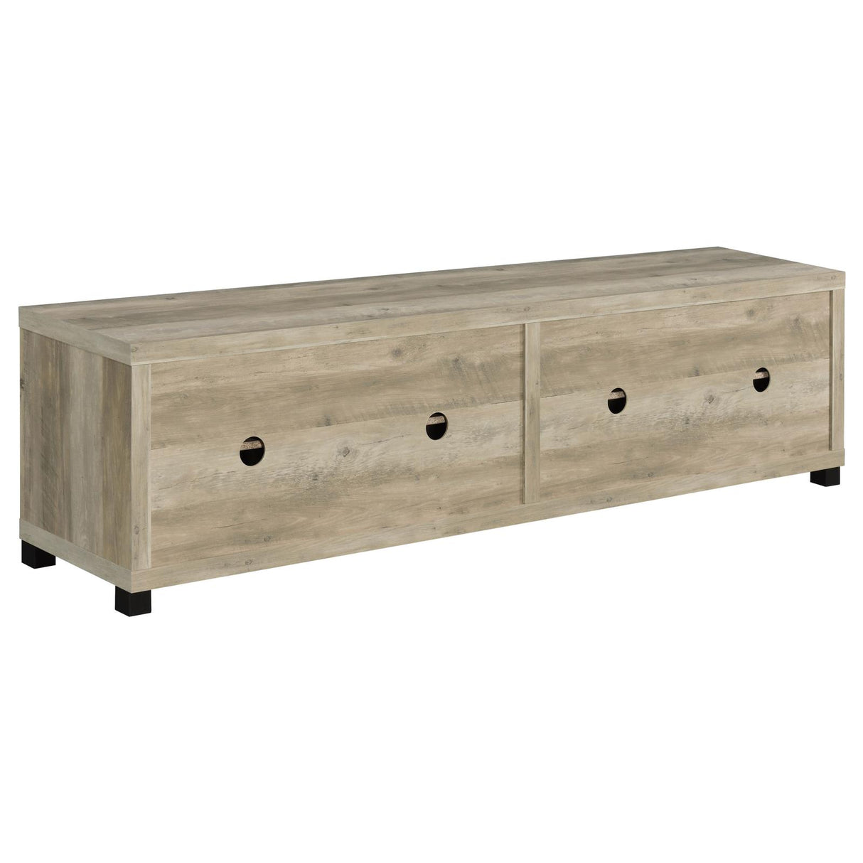 Sachin Rectangular TV Console with Glass Doors - 736283 - Luna Furniture