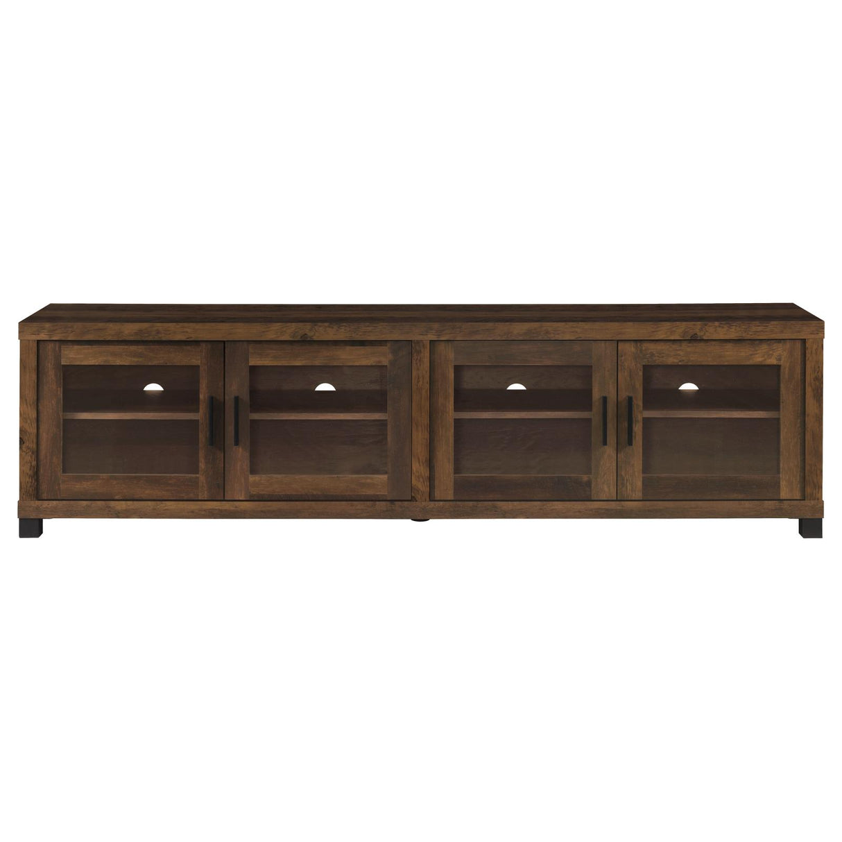 Sachin Rectangular TV Console with Glass Doors - 736293 - Luna Furniture