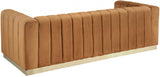 Marlon Saddle Marlon Velvet Sofa from Meridian - Luna Furniture