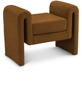 Stylus Saddle Velvet 31.5" Bench from Meridian - Luna Furniture