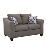 Salizar Flared Arm Loveseat Gray from Coaster - Luna Furniture