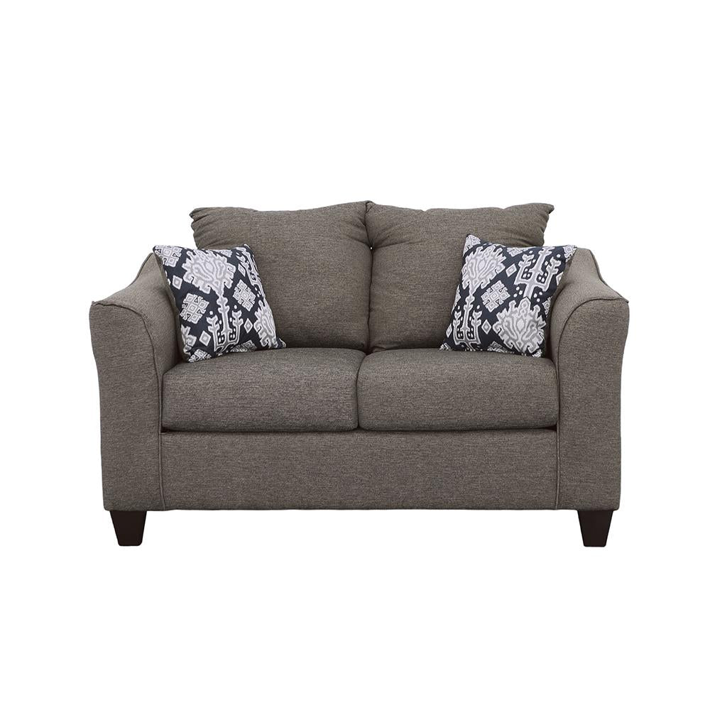 Salizar Flared Arm Loveseat Gray from Coaster - Luna Furniture