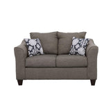 Salizar Flared Arm Loveseat Gray from Coaster - Luna Furniture