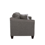 Salizar Flared Arm Sofa Grey - 506021 - Luna Furniture