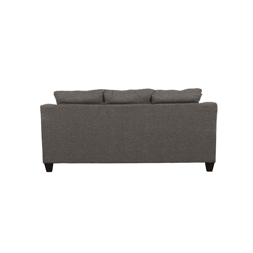 Salizar Flared Arm Sofa Grey - 506021 - Luna Furniture