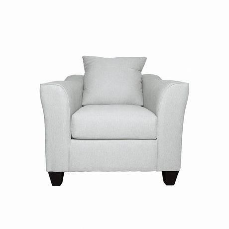 Salizar Upholstered Track Arm Fabric Accent Chair Grey Mist - 508583 - Luna Furniture