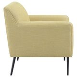 Sally Lemon Upholstered Track Arms Accent Chair from Coaster - Luna Furniture