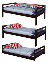 Sandler Cappuccino Twin Triple Bunk Bed from Coaster - Luna Furniture