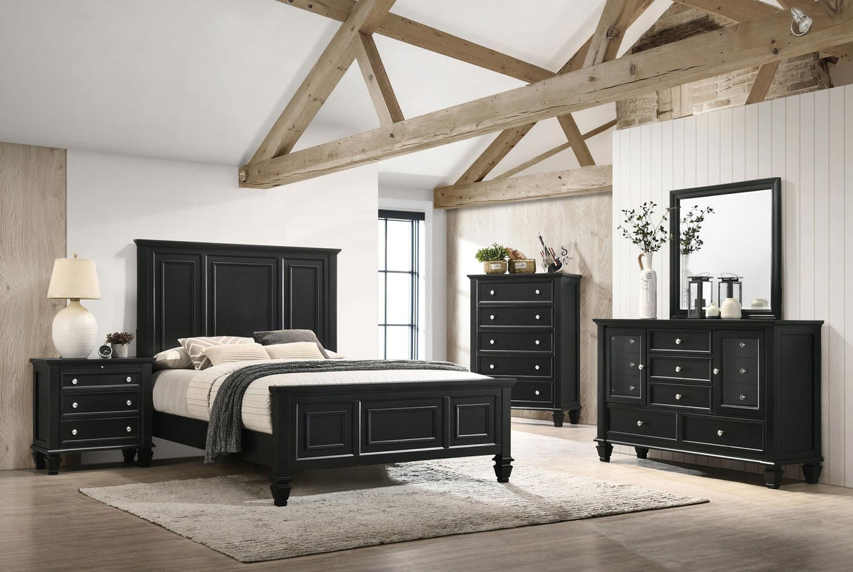 Sandy Beach 11-drawer Dresser with Mirror Black from Coaster - Luna Furniture