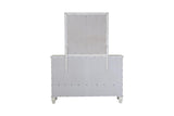 Sandy Beach White Rectangular Mirror from Coaster - Luna Furniture