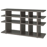 Santos Weathered Gray 3-Tier Bookcase from Coaster - Luna Furniture