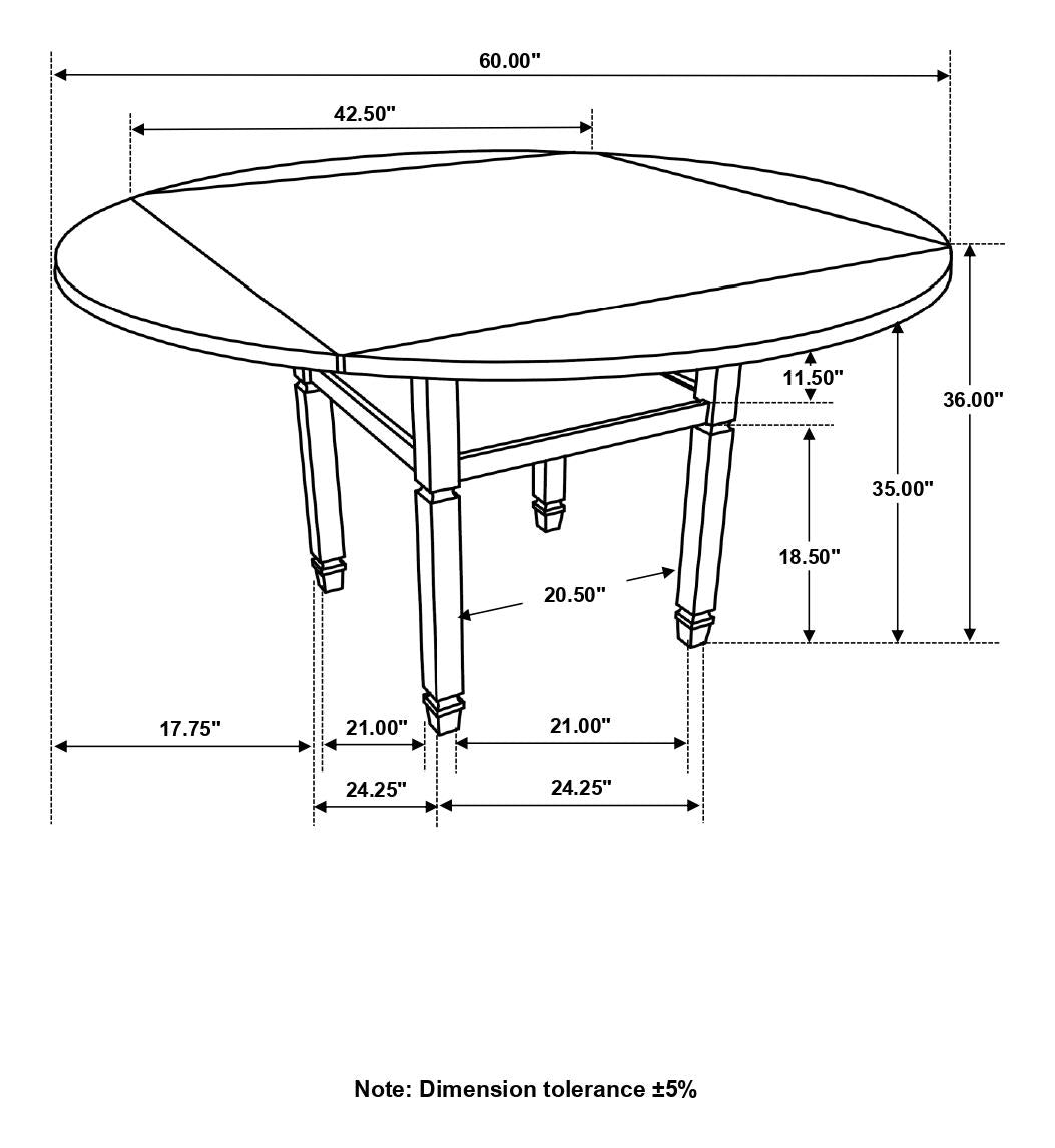 Sarasota Nutmeg/Rustic Cream Counter Height Table with Shelf Storage from Coaster - Luna Furniture