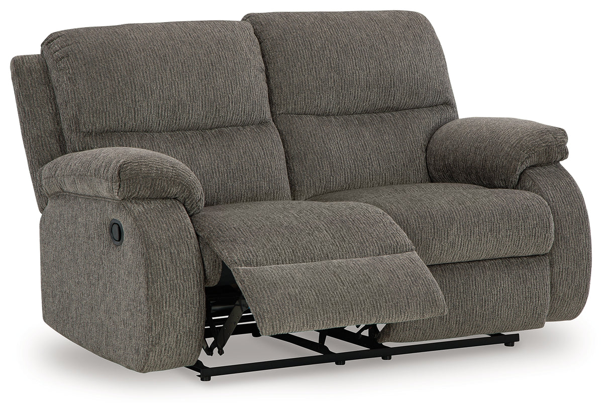 Scranto Brindle Reclining Loveseat - 6650286 - Luna Furniture