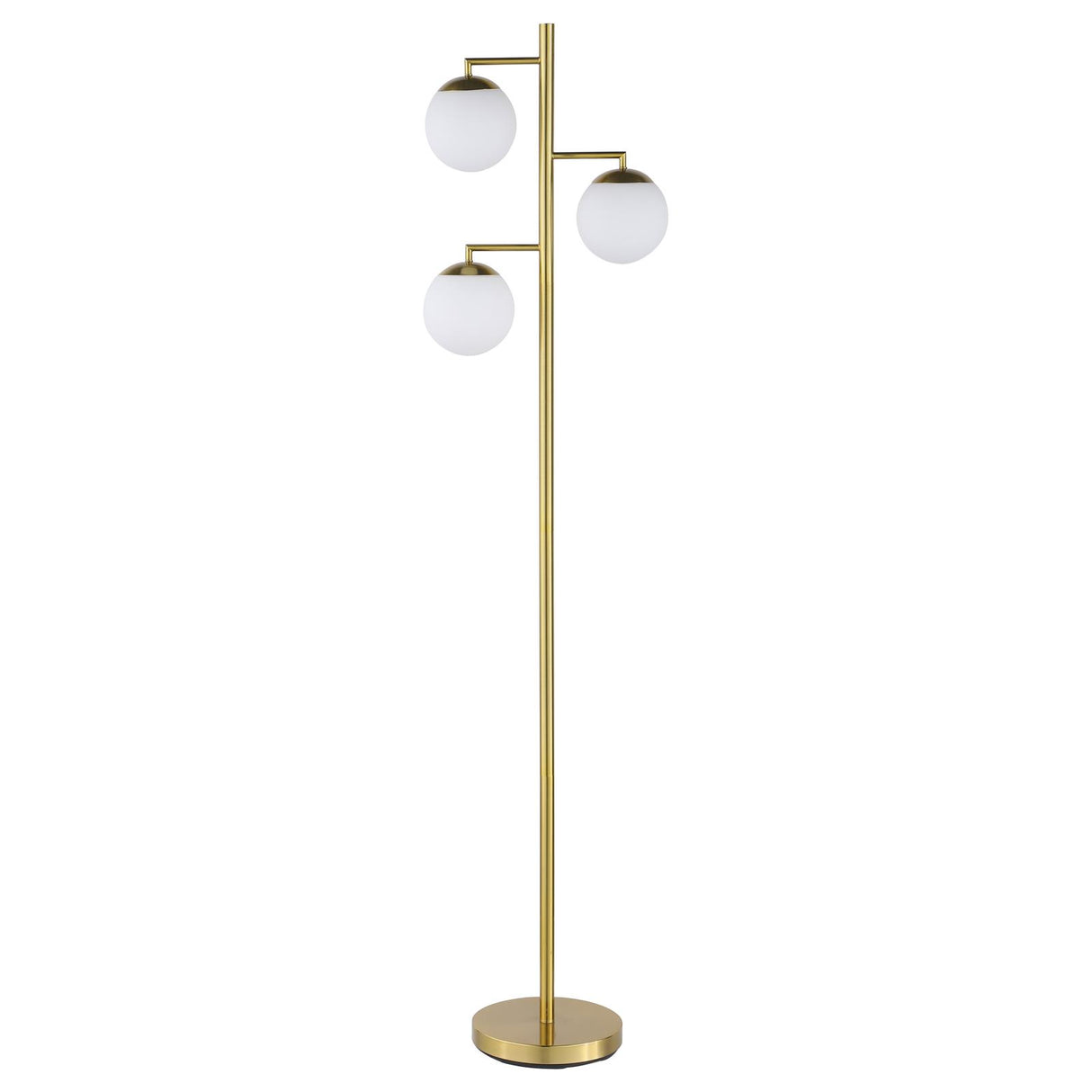 Sena Trio Tree Floor Lamp Gold from Coaster - Luna Furniture