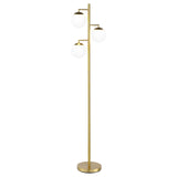 Sena Trio Tree Floor Lamp Gold from Coaster - Luna Furniture