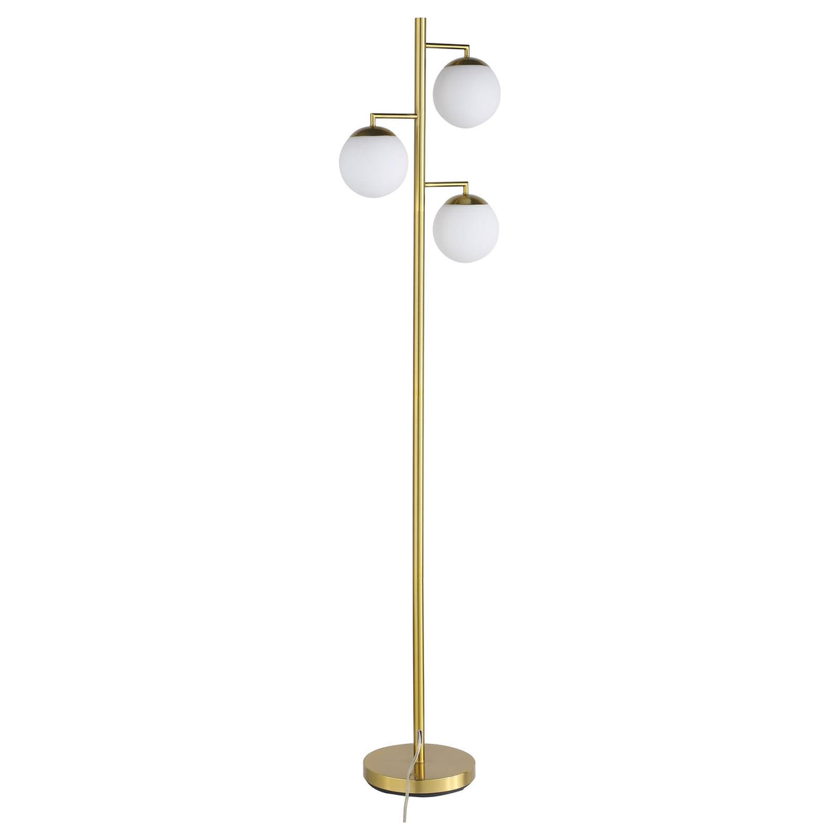 Sena Trio Tree Floor Lamp Gold from Coaster - Luna Furniture