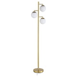 Sena Trio Tree Floor Lamp Gold from Coaster - Luna Furniture