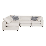 Serene 4-Piece Upholstered Modular Sectional Beige - 551321-SETA - Luna Furniture