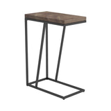 Sergio Tobacco Chevron Rectangular Accent Table from Coaster - Luna Furniture