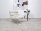 Serreta Ivory Boucle Upholstered Armless Accent Chair with Clear Acrylic Frame from Coaster - Luna Furniture